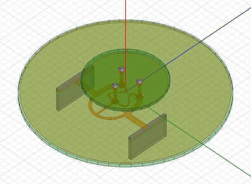 Realacc-Triple-Feed-Patch-1-58GHz-94dBi-Directional-Circular-Polarized-FPV-Pagoda-Antenna-1195261