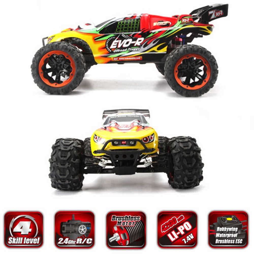 Remo-Hobby-8065-18-24G-4WD-40kmh-Brushless-Rc-Car-Electric-Off-Road-Truggy-EVO-R-RTR-Model-1451214