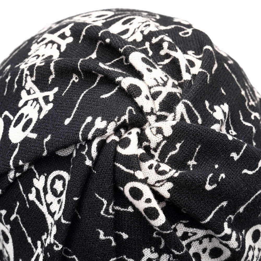 Skull-Pattern-Double-Layers-Headgear-Beanie-Hat-Dual-Use-Hip-Hop-Dance-Hat-Scarf-1395935