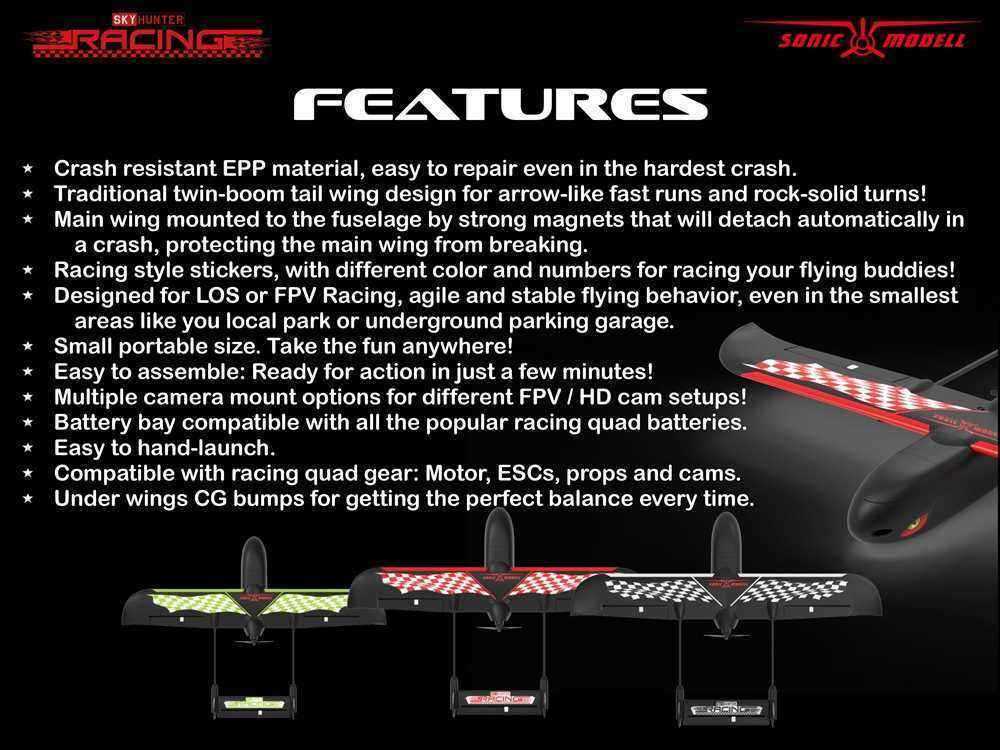 Sonicmodell-Skyhunter-Racing-787mm-Wingspan-EPP-FPV-Aircraft-RC-Airplane-Racer-KIT-1448837