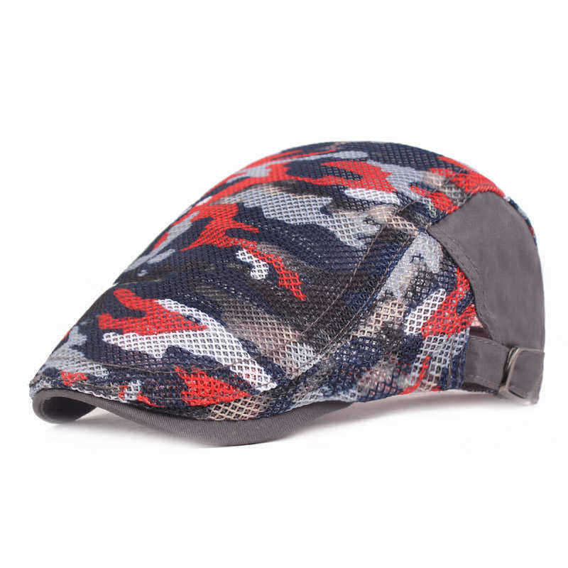 Summer-Mesh-Beret-Caps-Camouflage-Forward-Caps-Outdoor-Travel-Hats-Plaid-Retro-Hat-1517955