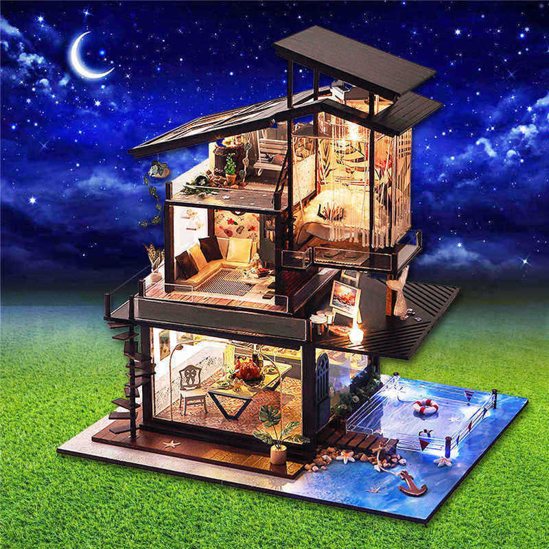 T-Yu-Dollhouse-DIY-Valencia-Coastal-Villa-Doll-House-Miniature-Furniture-Kit-Collection-Gift-1266867