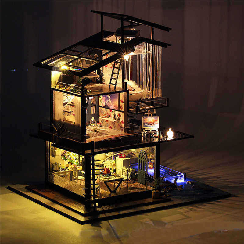 T-Yu-Dollhouse-DIY-Valencia-Coastal-Villa-Doll-House-Miniature-Furniture-Kit-Collection-Gift-1266867