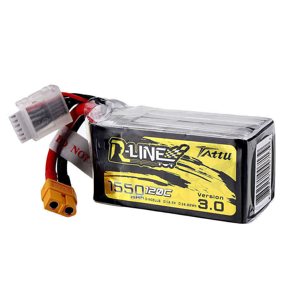 TATTU-R-Line-V30-185V-1550mAh-120C-5S-Lipo-Battery-XT60-Plug-for-Eachine-Wizard-TS215-Drone-1542093