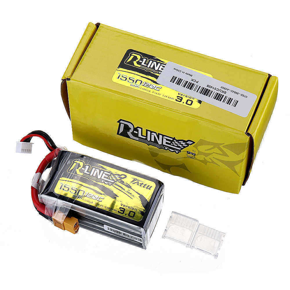 TATTU-R-Line-V30-185V-1550mAh-120C-5S-Lipo-Battery-XT60-Plug-for-Eachine-Wizard-TS215-Drone-1542093