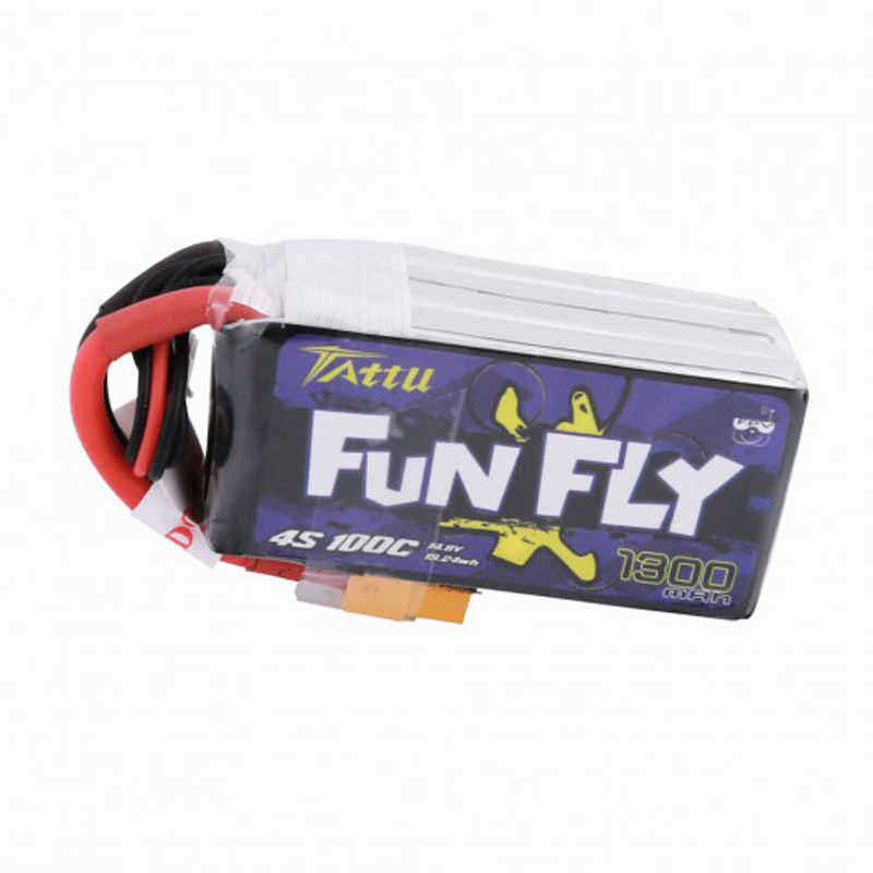 Tattu-Funfly-1300mAh-148V-100C-4S1P-Lipo-Battery-with-XT60-Plug-for-RC-Drone-FPV-Racing-1390296