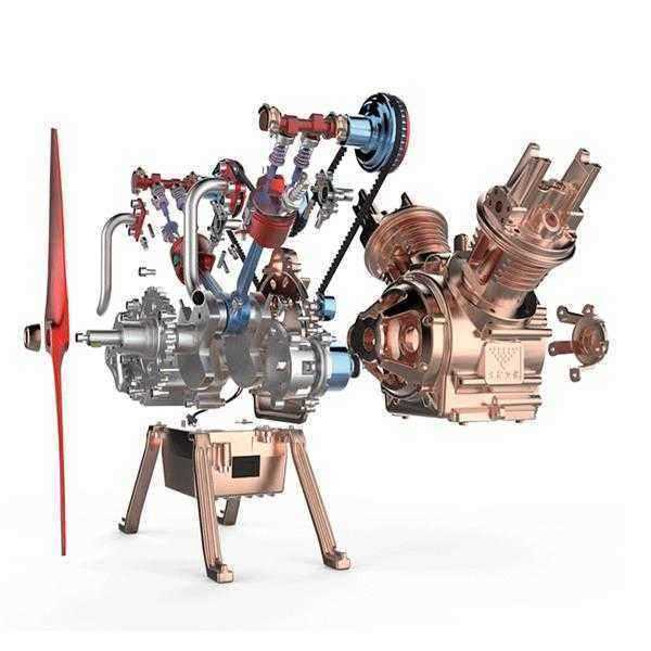 Teching-Double-Cylinder-Full-Aluminum-Alloy-Engine-Model-Collection-1186823