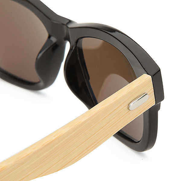 UV400-Unisex-Bamboo-Legs-Rivet-Sunglasses-Mirror-Color-Frame-Wooden-Eyewear-Glasses-991979