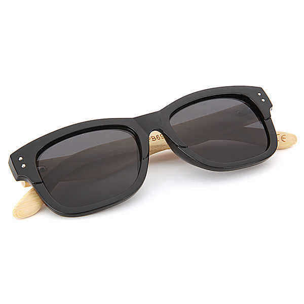 UV400-Unisex-Bamboo-Legs-Rivet-Sunglasses-Mirror-Color-Frame-Wooden-Eyewear-Glasses-991979