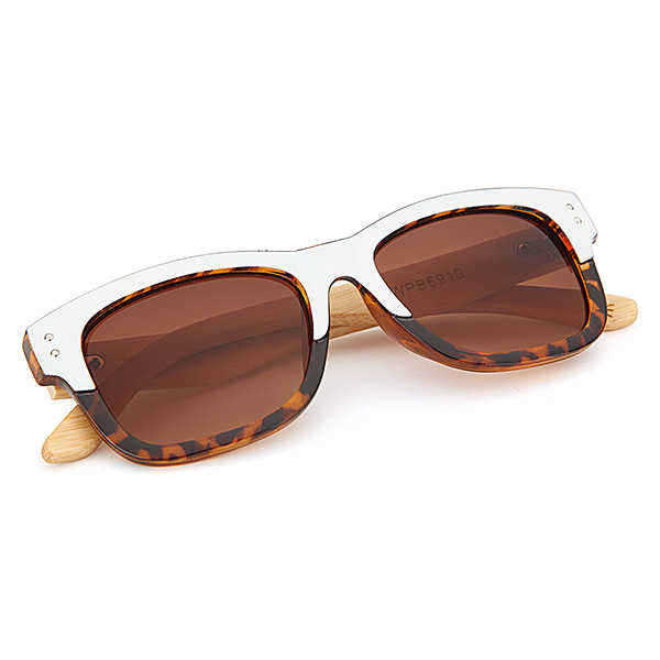 UV400-Unisex-Bamboo-Legs-Rivet-Sunglasses-Mirror-Color-Frame-Wooden-Eyewear-Glasses-991979