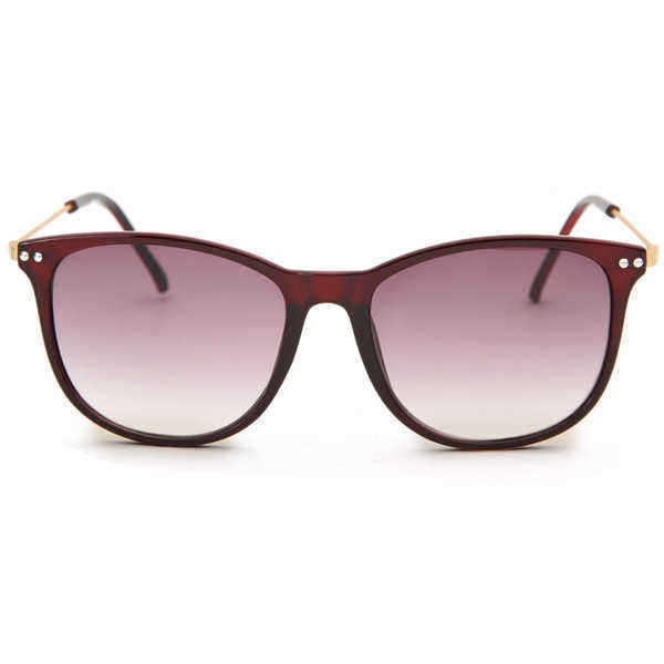 UV400-Women-Sunglasses-Slim-Leg-Metal-Full-Frame-Square-Rivet-Glasses-989493