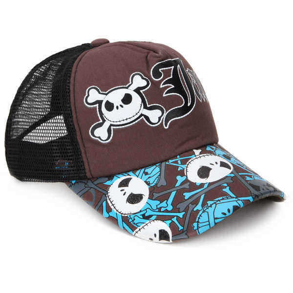 Unisex--Animation-Cartoon-Skull-Letter-Mesh-Outdoor-Breathable-Baseball-Cap-980967