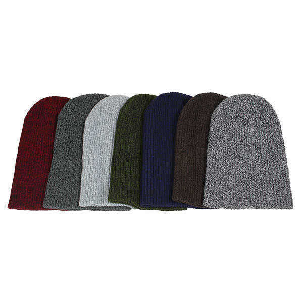 Unisex--Men-Women-Stripe-Knitted-Slouch-Beanie-Hat--Pure-Color-Elastic-Winter-Warm-Cap-1011524