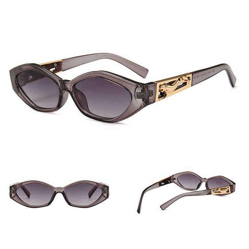 Unisex-Angular-Cat-Eye-Sunglasses-Legs-Jumping-Cheetah-Gold-Decorative-Sunglasses-1353970