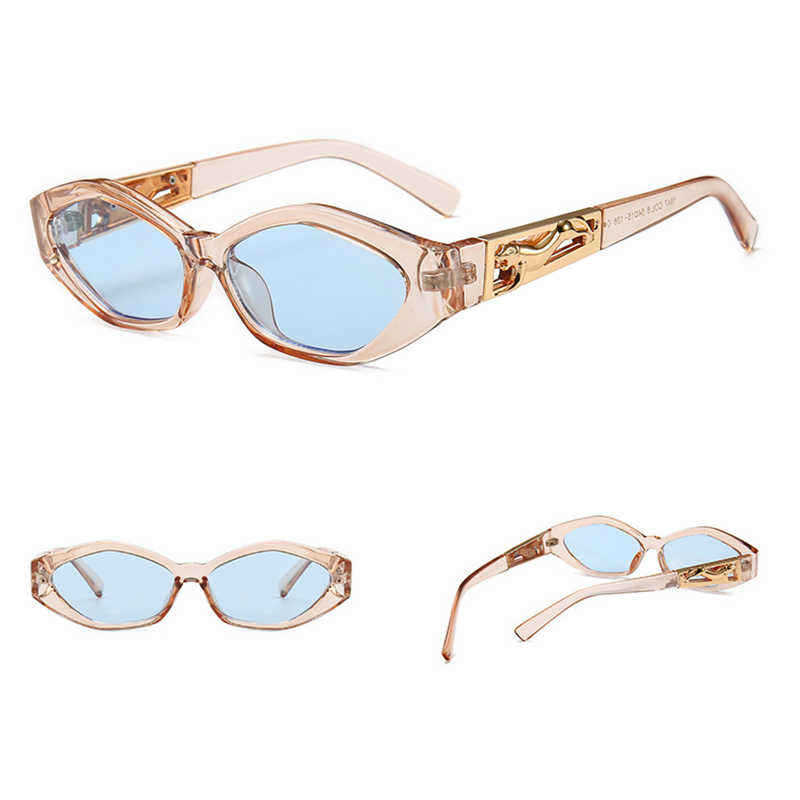 Unisex-Angular-Cat-Eye-Sunglasses-Legs-Jumping-Cheetah-Gold-Decorative-Sunglasses-1353970