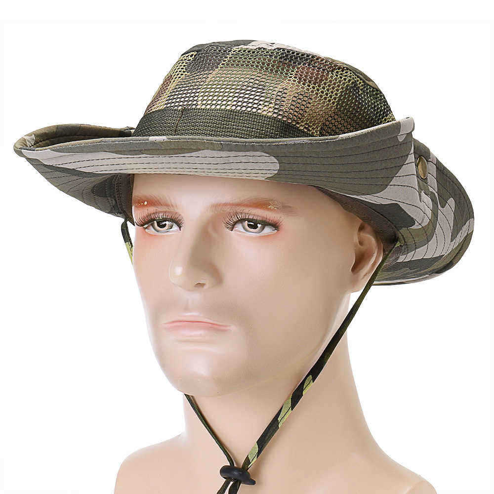 Unisex-Camouflage-Foldable-Bucket-Hat-Outdoor-Mountaineering-Hat-Big-Visor-Hat-Mesh-Breathing-Basin--1441603