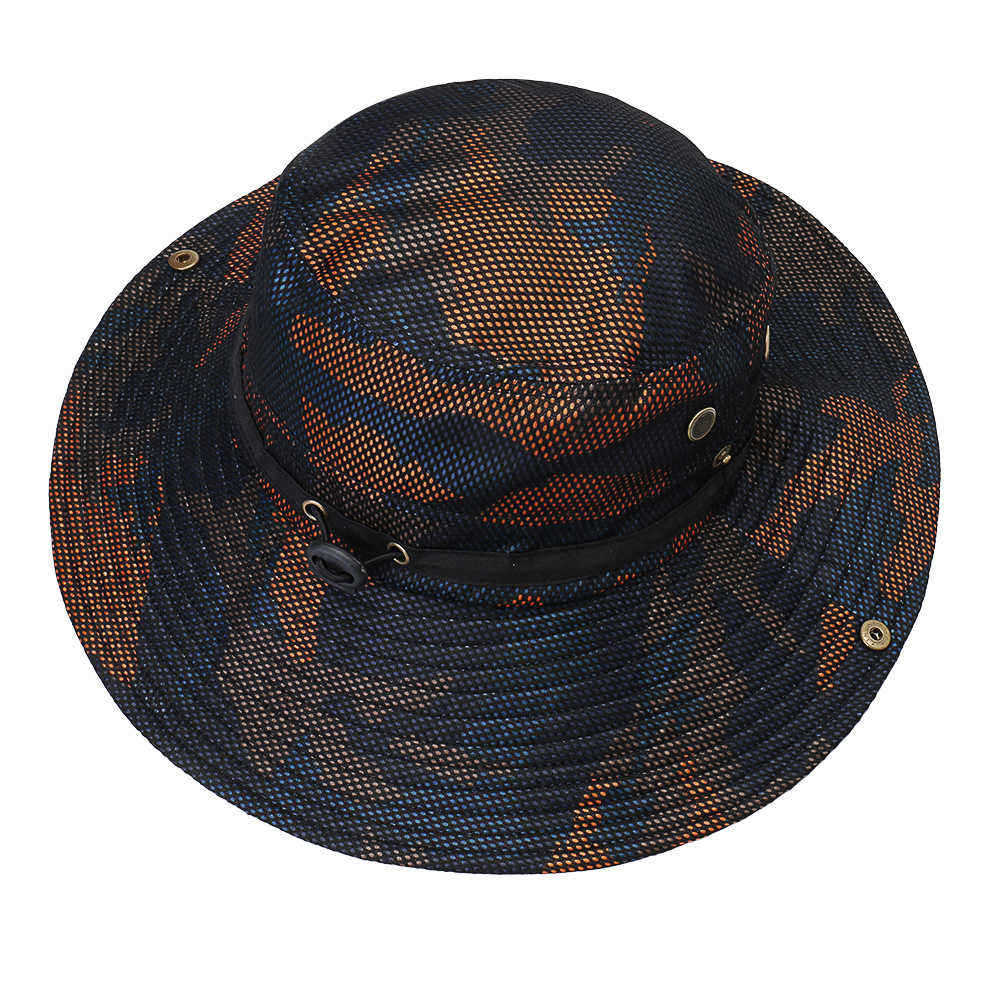 Unisex-Collapsible--Breathable-Outdoor-Adventure-Bucket-Hat--Mountaineering-Hat-Sunshade-Fishing-Cap-1443547