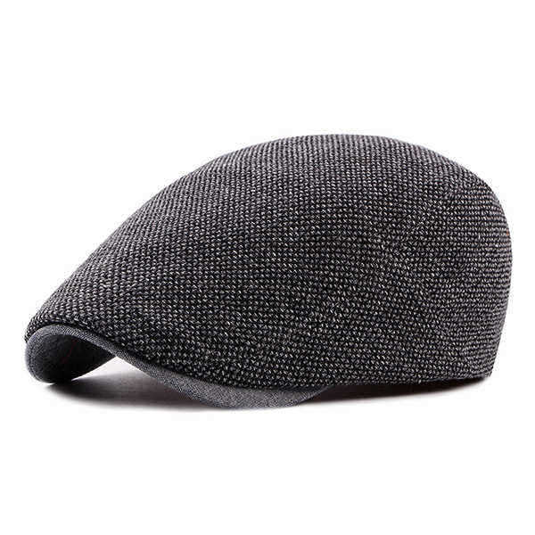 Unisex-Cotton-Adjustable-Beret-Cap-Causal-England-Trendy-Forward-Hat-1274090