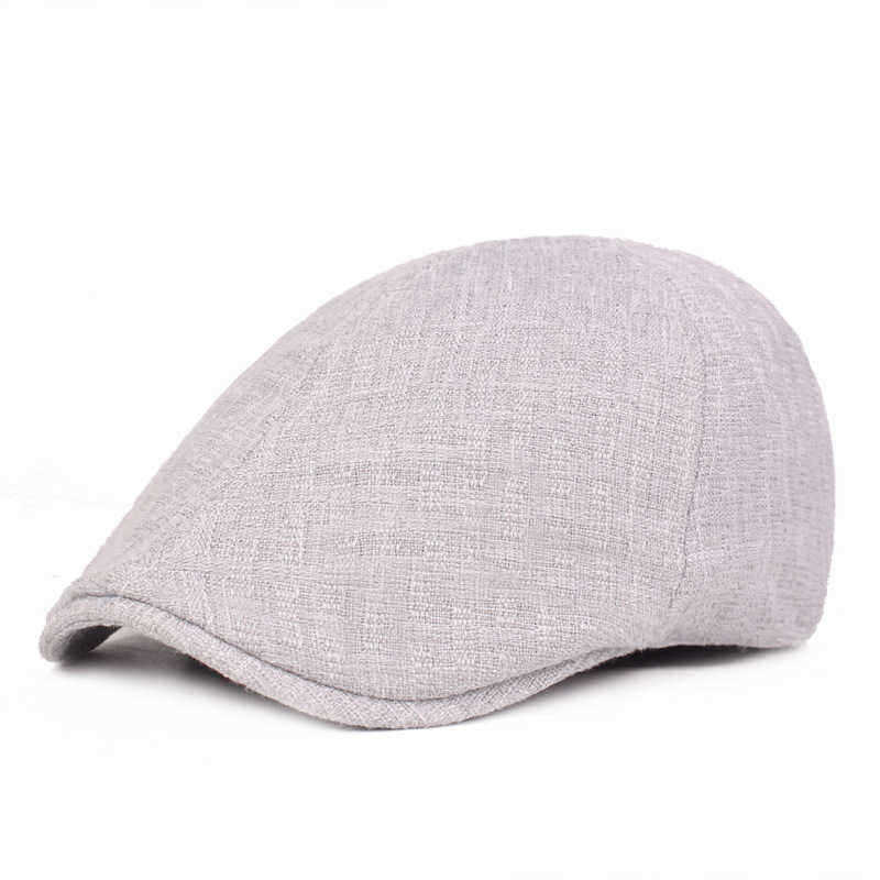 Unisex-Cotton-And-Linen-Beret-Caps-Forward-Caps-Outdoor-Travel-Hats-Solid-Berets-1517967