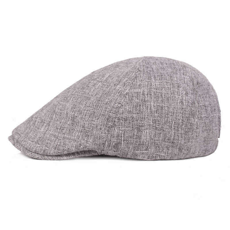 Unisex-Cotton-And-Linen-Beret-Caps-Forward-Caps-Outdoor-Travel-Hats-Solid-Berets-1517967