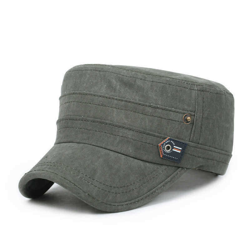 Unisex-Cotton-Blend-Military-Army-Baseball-Cap-Flat-Buckle-Adjustable-Snapback-Hat-1049743