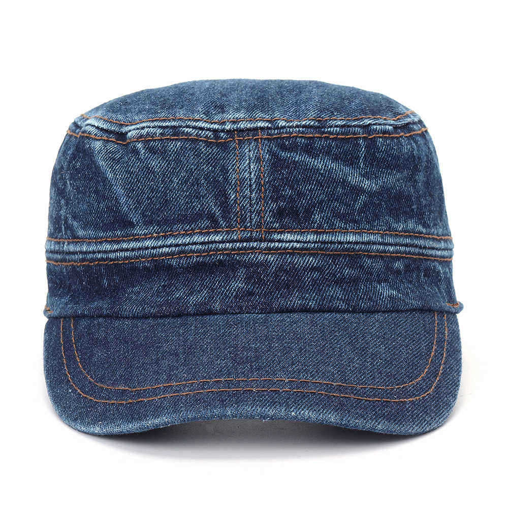 Unisex-Denim-Vintage-Flat-Hats-Outdoor-Sport-Army-Hat-Adjustable-Baseball-Caps-1512670