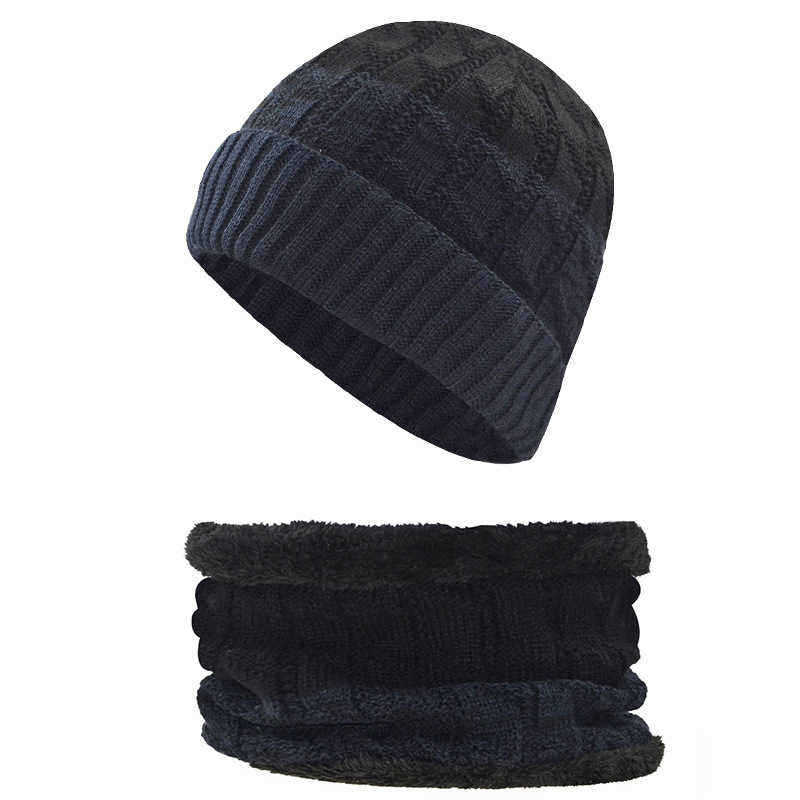 Unisex-Fleece-Liner-Thickened-Warm-Scarf-Plus-Hat-Set-Outdoor-Windproof-Piece-Unit-1371928