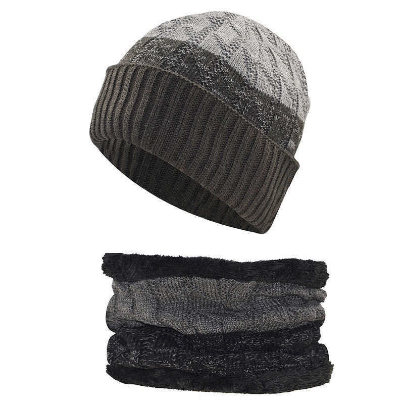 Unisex-Fleece-Liner-Thickened-Warm-Scarf-Plus-Hat-Set-Outdoor-Windproof-Piece-Unit-1371928