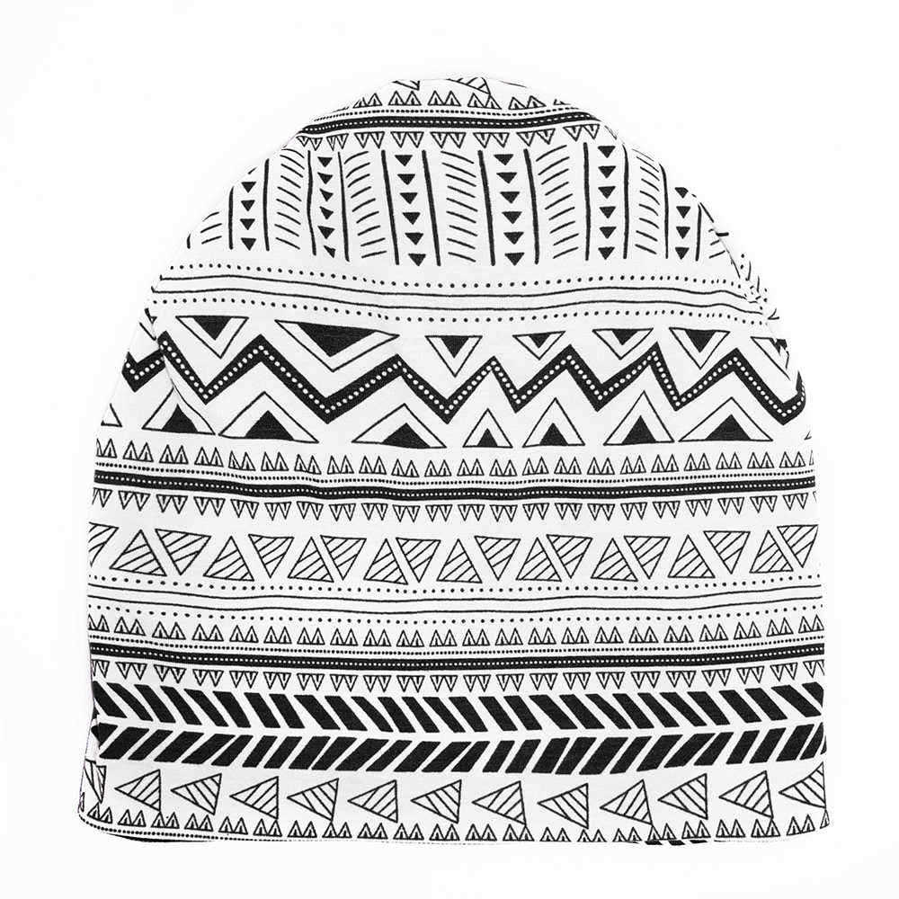 Unisex-Geometric-Pattern-Print-Headscarf-Beanie-Multi-purpose-Headband-Scarf-Cap-1394605