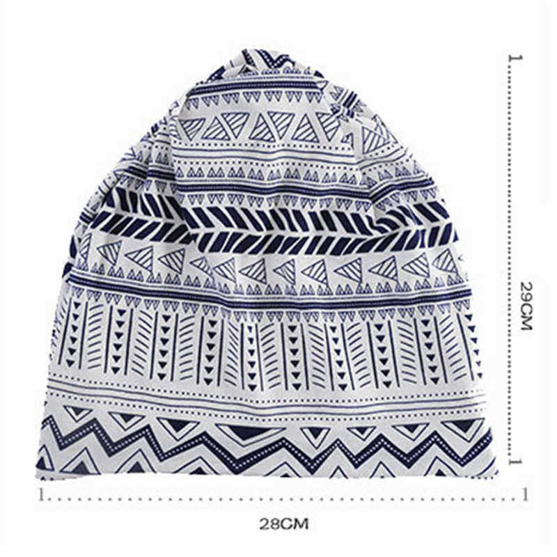 Unisex-Geometric-Pattern-Print-Headscarf-Beanie-Multi-purpose-Headband-Scarf-Cap-1394605