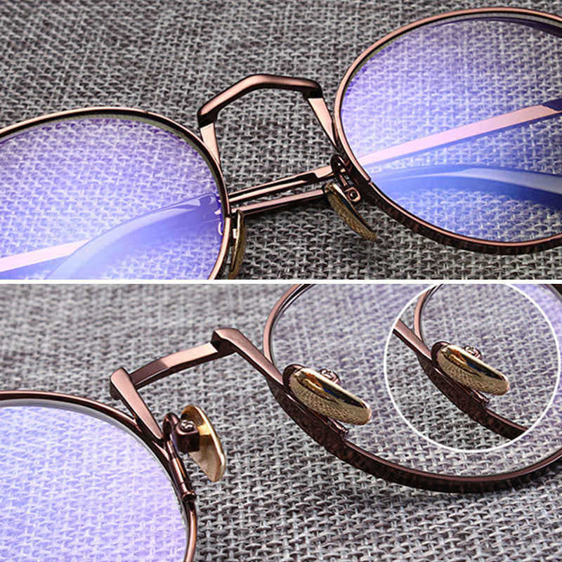 Unisex-Light-Metal-PC-Anti-fatigue-Anti-blue-Light-Retro-Computer-Circle-Clear-Lens-Optical-Glasses-1427393