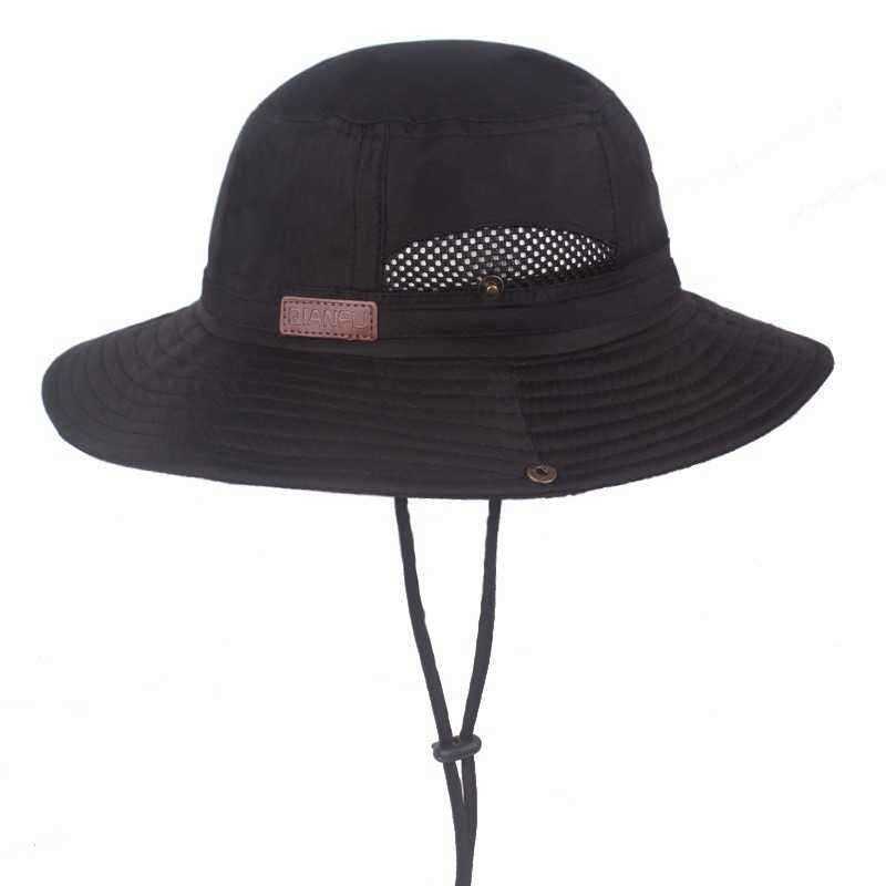 Unisex-Mesh-Foldable-Bucket-Hat-Outdoor-Mountaineering-Hat-Big-Visor-Sun-Hat-Travel-Cap-1443509