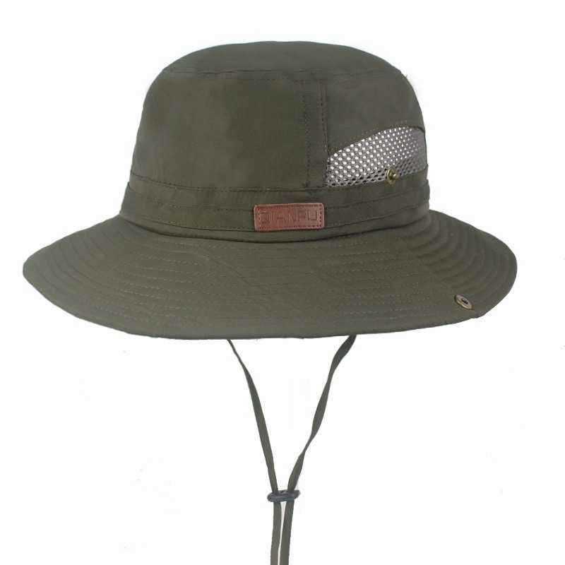 Unisex-Mesh-Foldable-Bucket-Hat-Outdoor-Mountaineering-Hat-Big-Visor-Sun-Hat-Travel-Cap-1443509