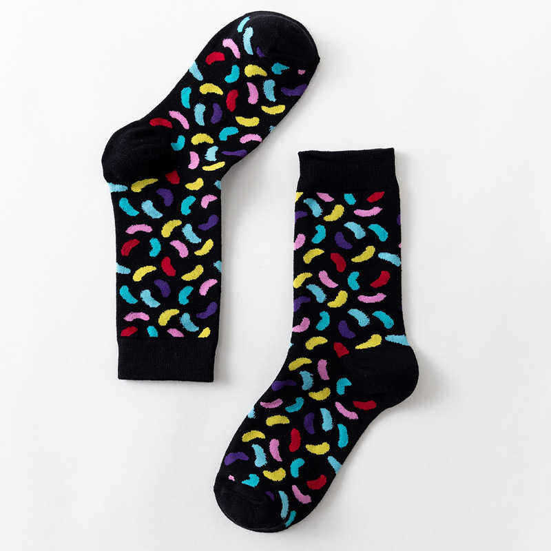 Unisex-Multi-Color-Pattern-Print-Middle-Tube-Socks-Ankle-Socks-1391158