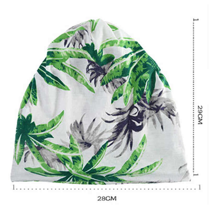 Unisex-Multipurpose-Tree-Print-Cotton-Headpiece-Scarf-Cap-Soft-Warm-Beanie-1394448