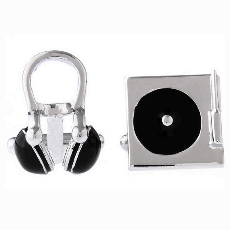 Unisex-Musical-Instrument-CD-Earphones-Personal-Stereo-Cufflinks-1385221