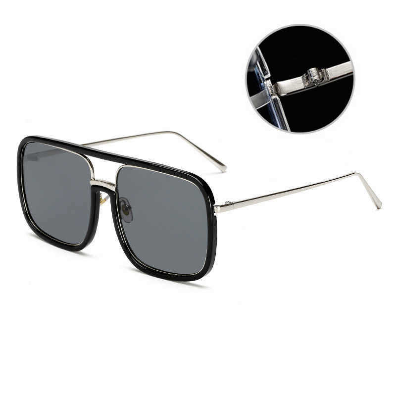 Unisex-Retro-Flat-Mirror-Square-Large-Frame-Transparent-Anti-UV-Sunglasses-For-Woman-1498635