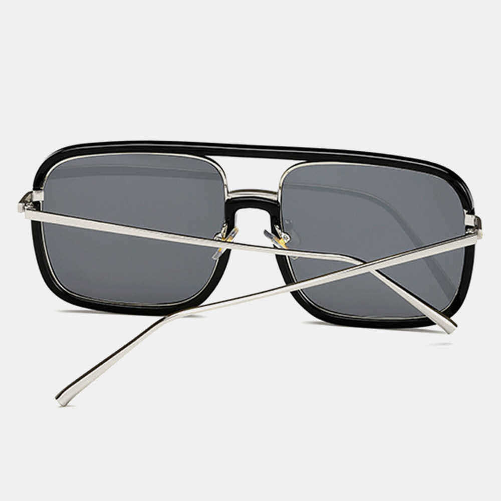 Unisex-Retro-Flat-Mirror-Square-Large-Frame-Transparent-Anti-UV-Sunglasses-For-Woman-1498635