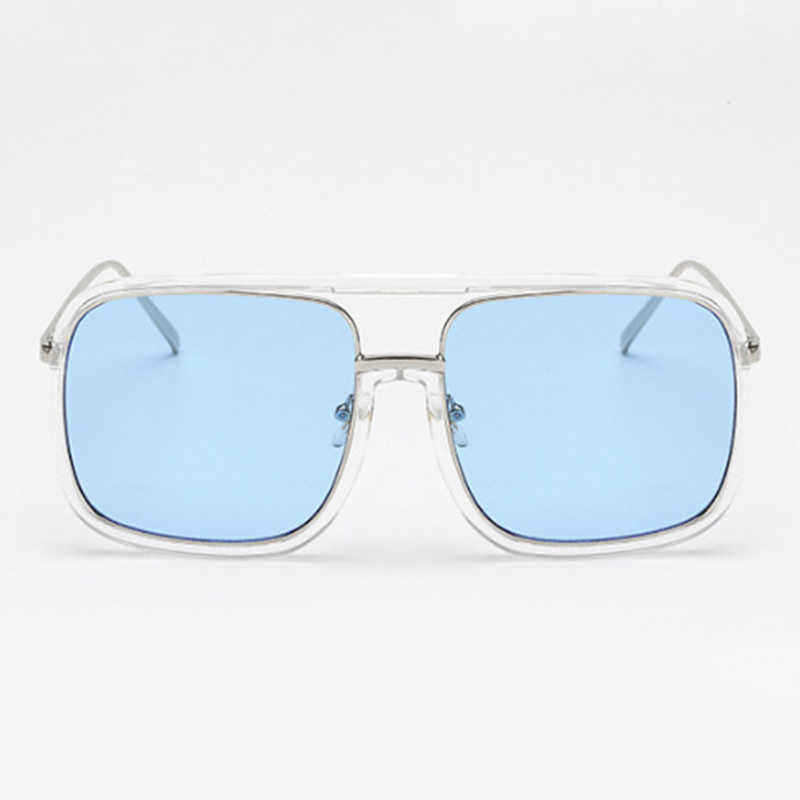 Unisex-Retro-Flat-Mirror-Square-Large-Frame-Transparent-Anti-UV-Sunglasses-For-Woman-1498635