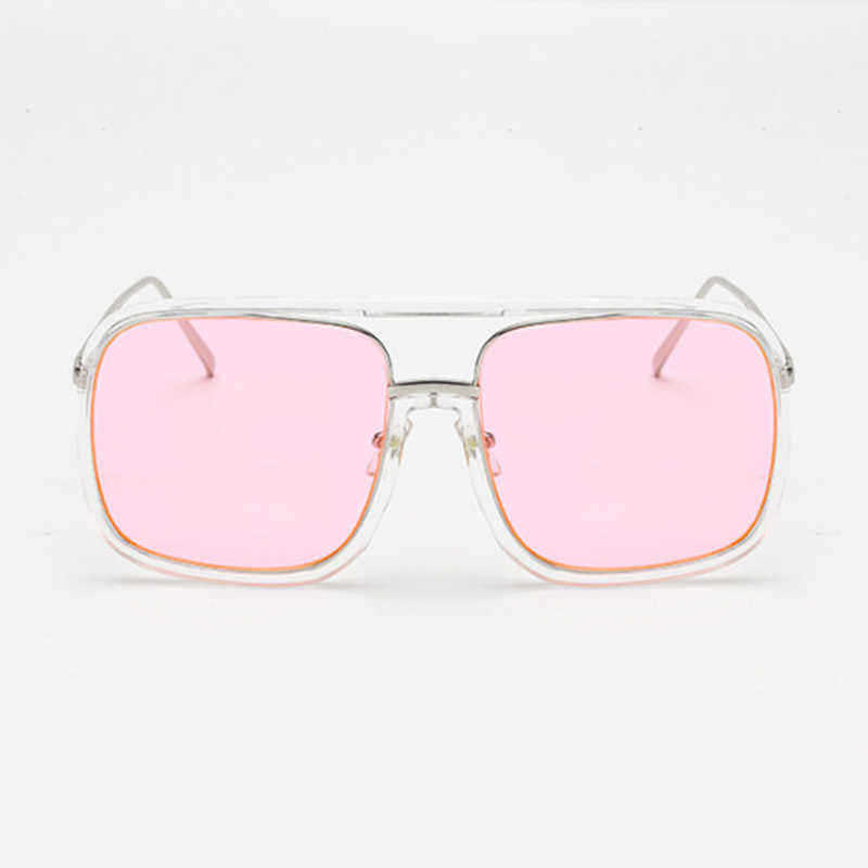 Unisex-Retro-Flat-Mirror-Square-Large-Frame-Transparent-Anti-UV-Sunglasses-For-Woman-1498635