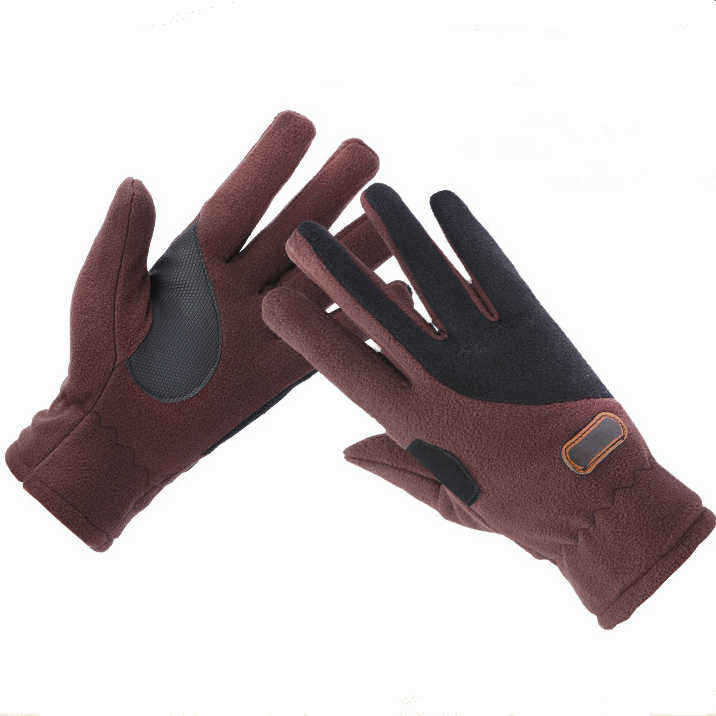 Unisex-Thermal-Fleece-Driving-Golves-Outdooors-Sports-Cycling-Screen-Touch-Adjustable-Mittens-1097903