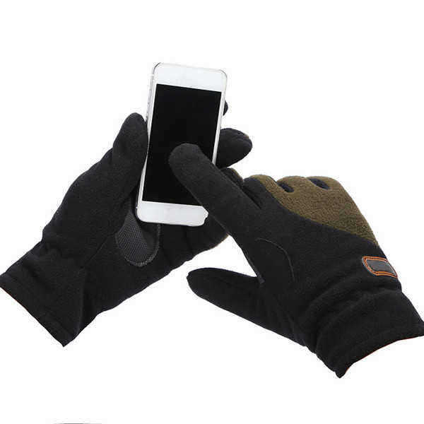 Unisex-Thermal-Fleece-Driving-Golves-Outdooors-Sports-Cycling-Screen-Touch-Adjustable-Mittens-1097903