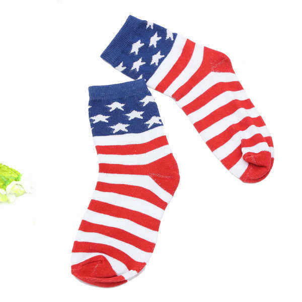 Unisex-Tube-Socks-Casual-Crew-Ankle-American-USA-Star-Flag-Stripes-Glory-Socks-940462