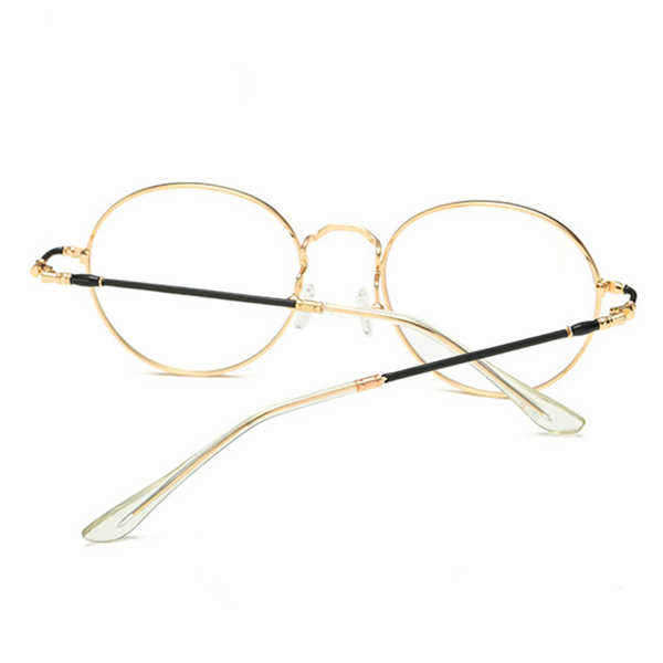 Unisex-Ultralight-Radiation-Protection-Eyeglasseess-Round-Oval-Metal-Rim-Vintage-Lens-Glasses-1132684