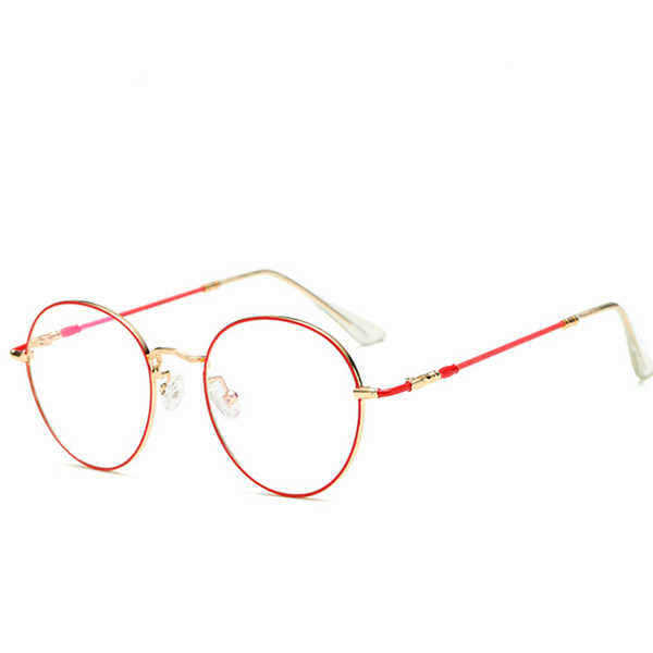 Unisex-Ultralight-Radiation-Protection-Eyeglasseess-Round-Oval-Metal-Rim-Vintage-Lens-Glasses-1132684