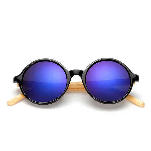 Unisex-Vintage-Retro-Round-UV400-Sunglasses-Handmade-Bamboo-Leg-Shades-Eyewear-Glasses-1134045