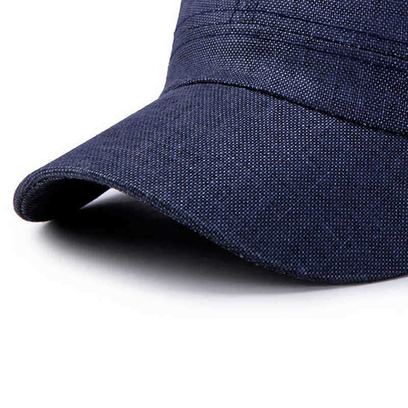 Unisex-Vogue-Cotton-Solid-Color-Flat-Hats-Sunshade-Casual-Outdoors-Simple-Adjustable-Caps-1457396