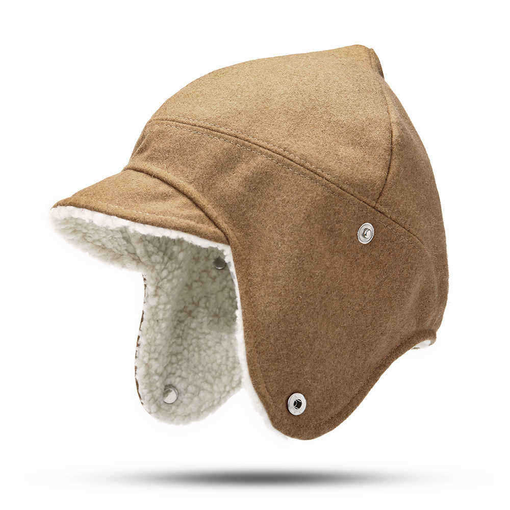 Unisex-Warm-Knight-Hat-Faux-Suede-Lambswool-Lining-Earmuffs-Trapper-Hat-1373240