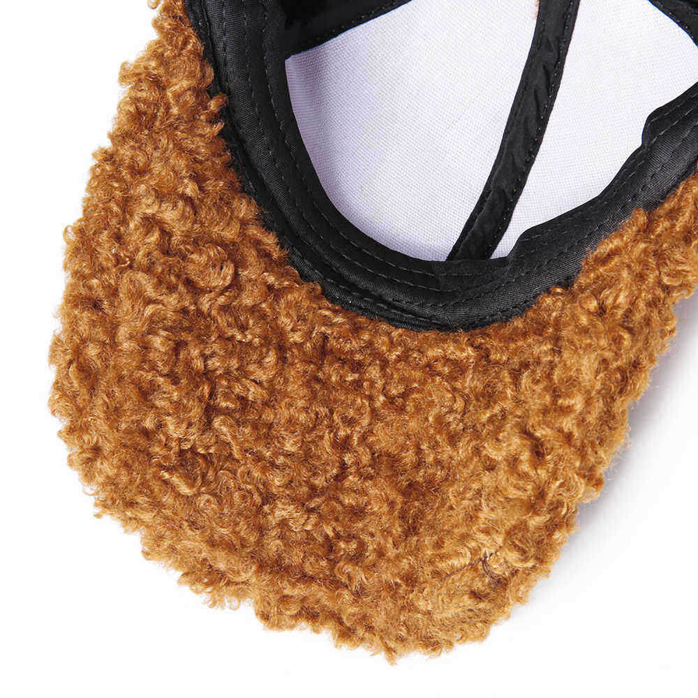 Unisex-Warm-Plush-Adjustable-Teddy-Poodle-Animal-Hat-Baseball-Cap-1406424