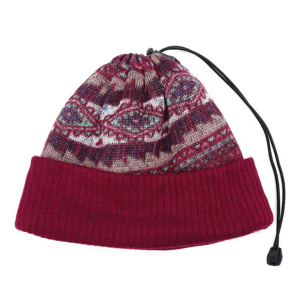 Unisex-Winter-Dual-Use-Adjustable-Print-Cotton-Beanie-Hat-Neck-Warmer-1379788